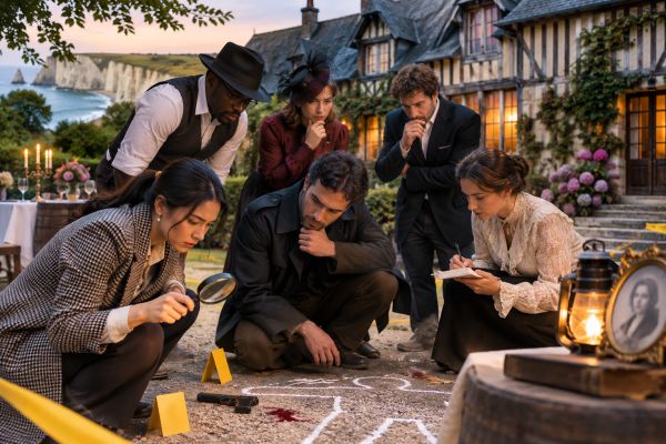 Vivez une murder party immersive en Normandie pour les enquêteurs
