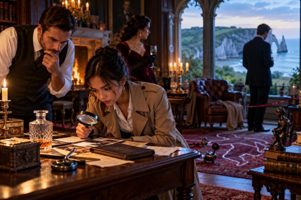 Vivez une murder party immersive en Normandie pour les enquêteurs